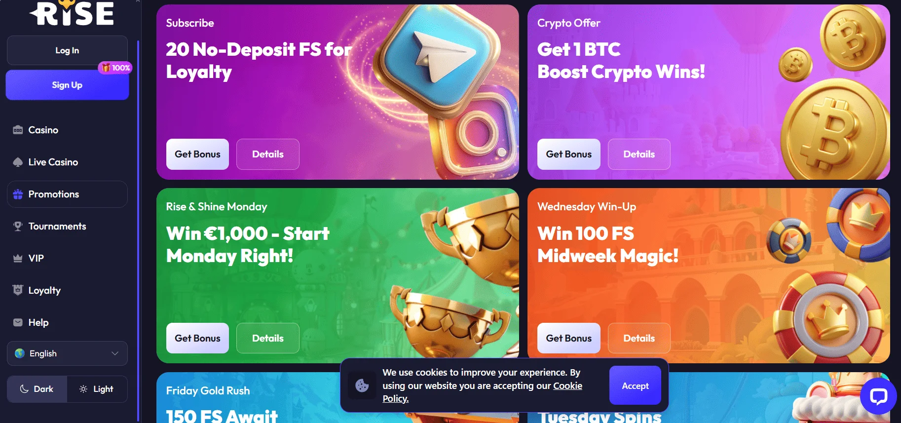 SpinRise Casino App Download Process